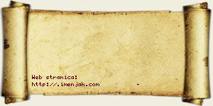 Aćim Jakovljević vizit kartica